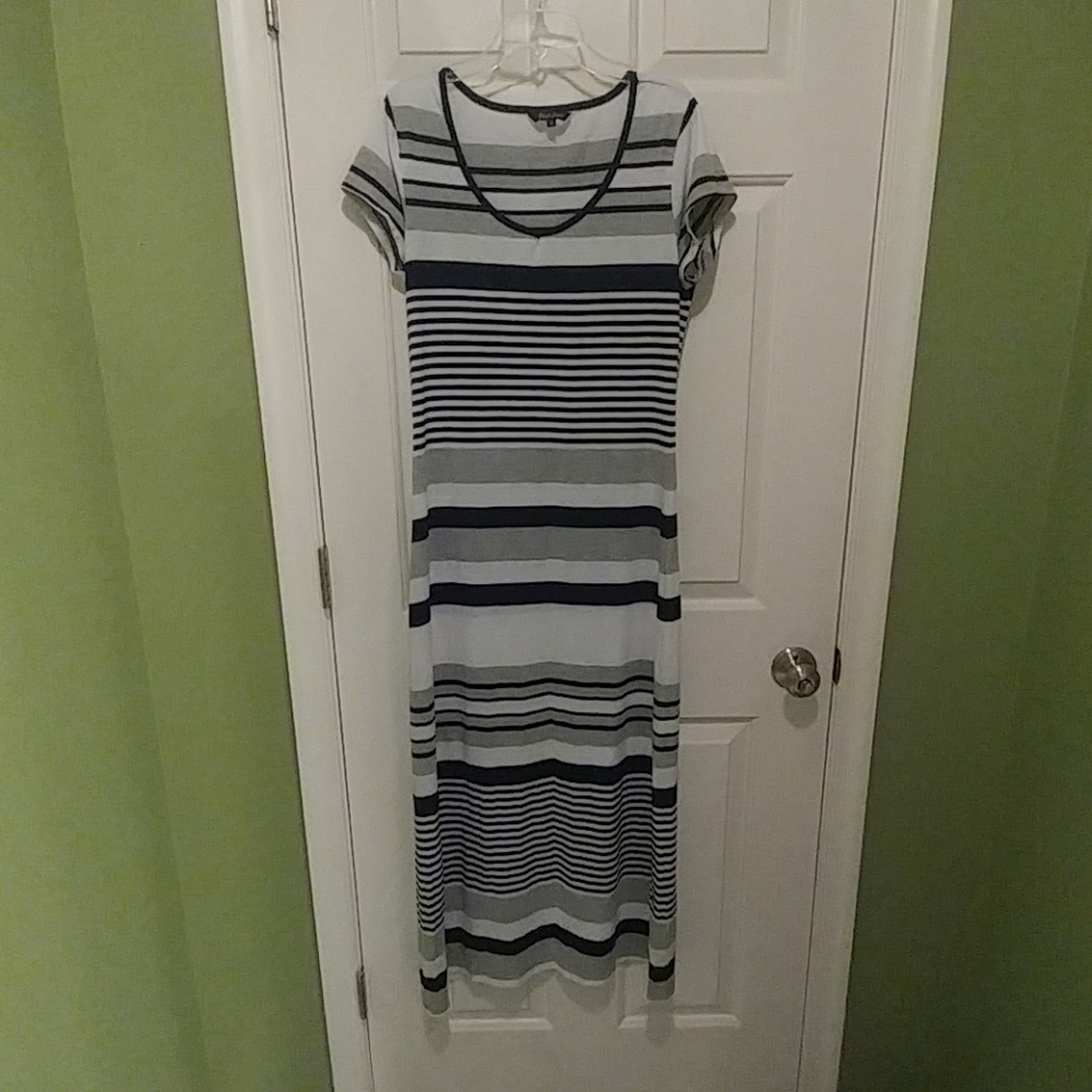 Striped maxi dress